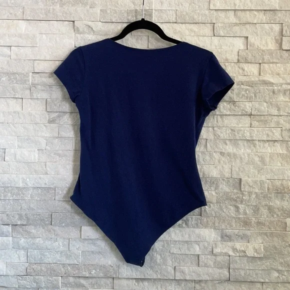 XL Royal Blue Short Sleeve Bodysuit - Picture 2 of 2